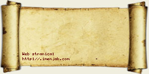 Hana Joković vizit kartica